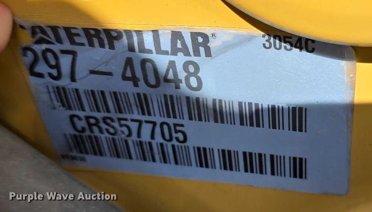 image for item DR3868 2009 Caterpillar CB534D XW double drum vibratory roller