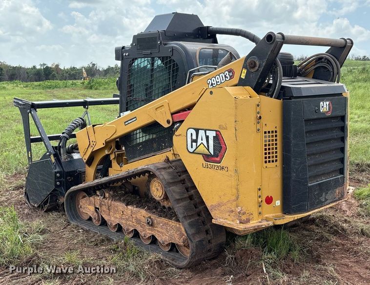 image for item DS3824 2023 Caterpillar 299D3 XE forestry tracked skid steer loader