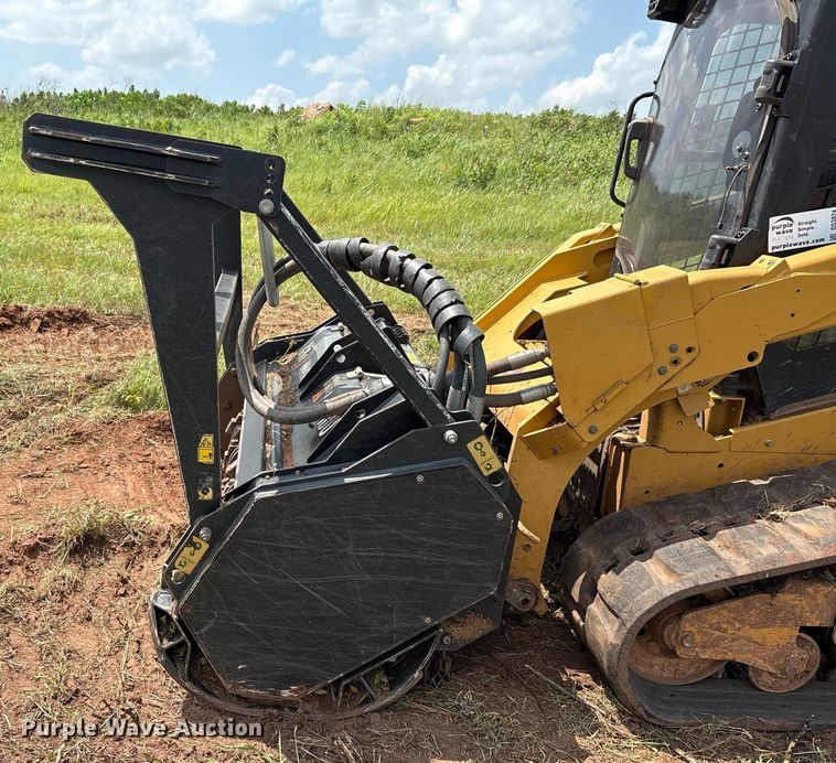 image for item DS3824 2023 Caterpillar 299D3 XE forestry tracked skid steer loader