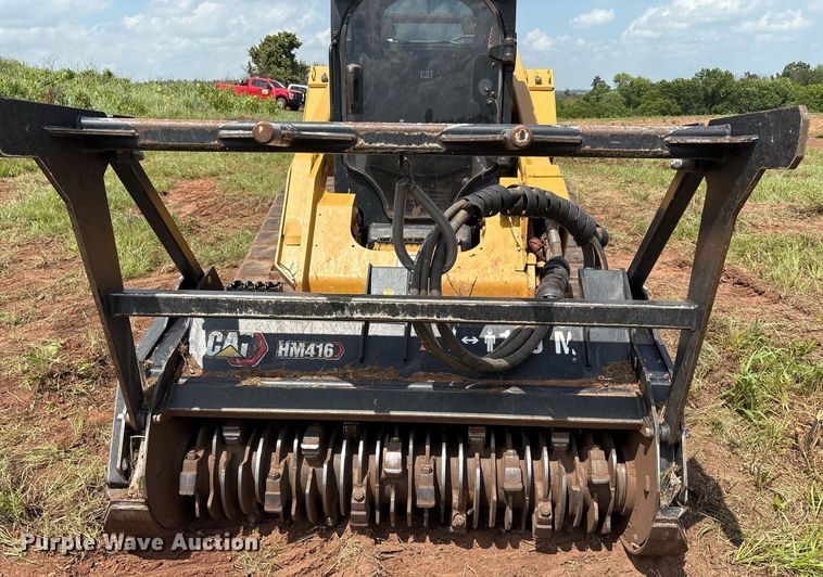 image for item DS3824 2023 Caterpillar 299D3 XE forestry tracked skid steer loader