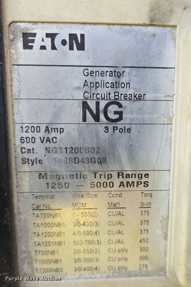 image for item DT5333 2012 Cummins C300D6R-A040A033 generator