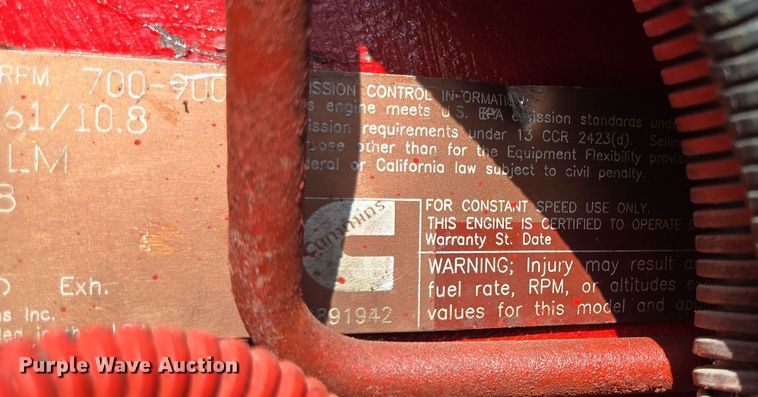 image for item DT5333 2012 Cummins C300D6R-A040A033 generator