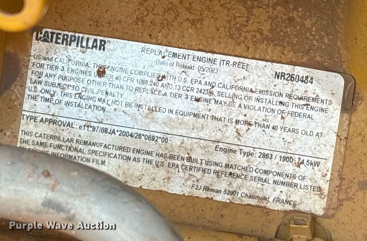 image for item DT6682 2012 Caterpillar D5K LGP dozer