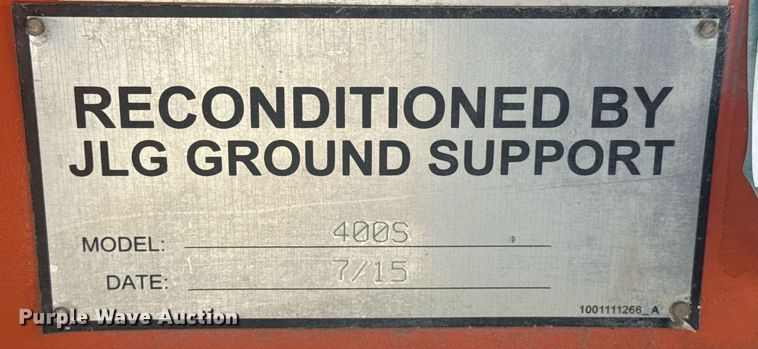 image for item DU9334 2006 JLG 400S boom lift