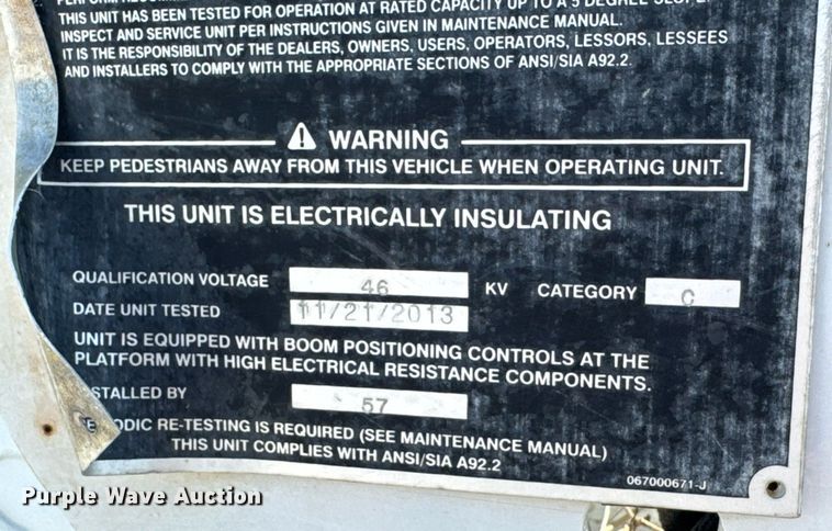 image for item DU9335 2019 Ford F550 bucket truck