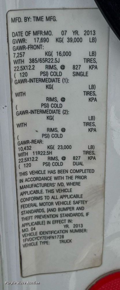 image for item DU9336 2014 Freightliner Business Class M2 bucket truck