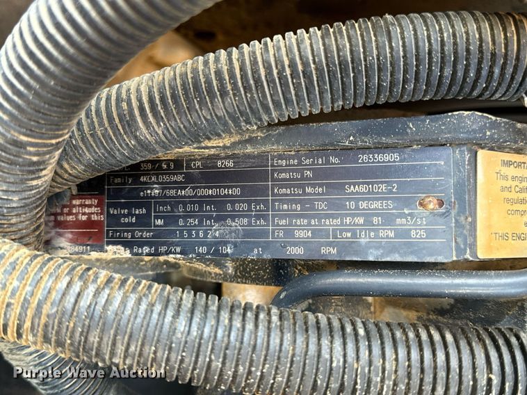 image for item DV1766 2004 Komatsu WA250-5 wheel loader