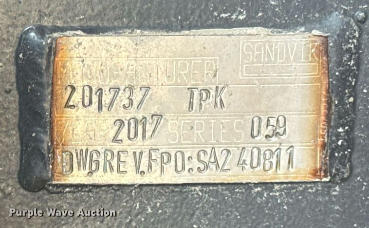 image for item DW3373 2018 Sandvik Pantera DP1100i top hammer drill