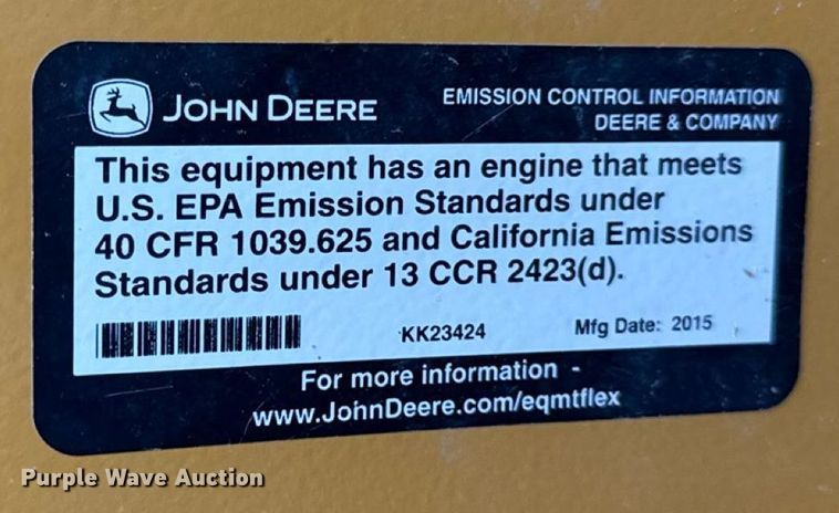 image for item DW3387 2015 John Deere 844K-II wheel loader