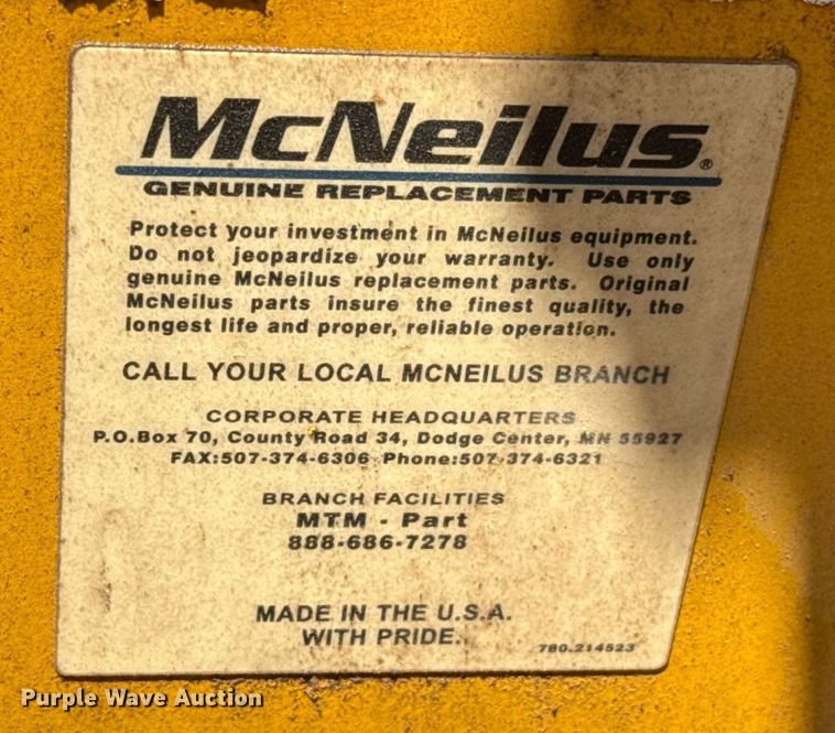 image for item DW5120 McNeilus ready mix bed