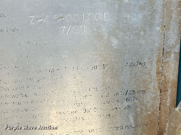 image for item DW5127 1993 Genie Z-45/22 boom lift