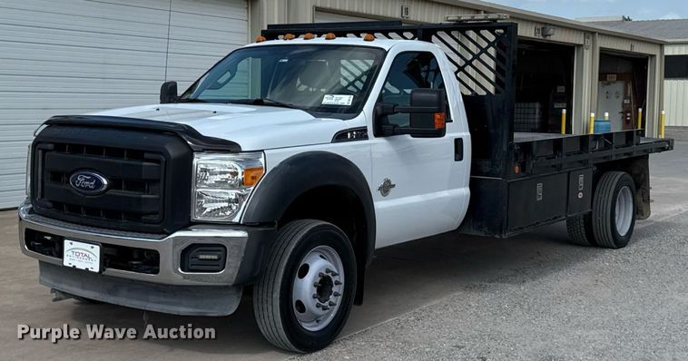 2013 Ford F550 Flatbed Truck VIN: 1FDUF5GTXDEB61683 Lot: 999304313