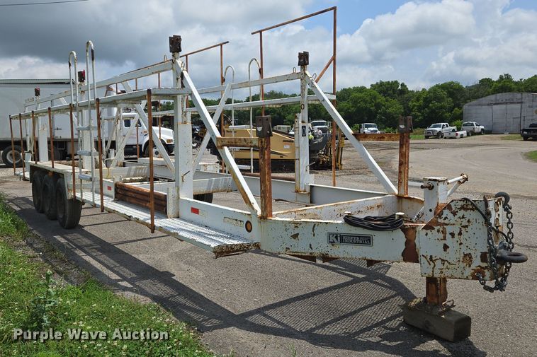 image for item DW7085 2001 Kiefer Industrial  reel trailer