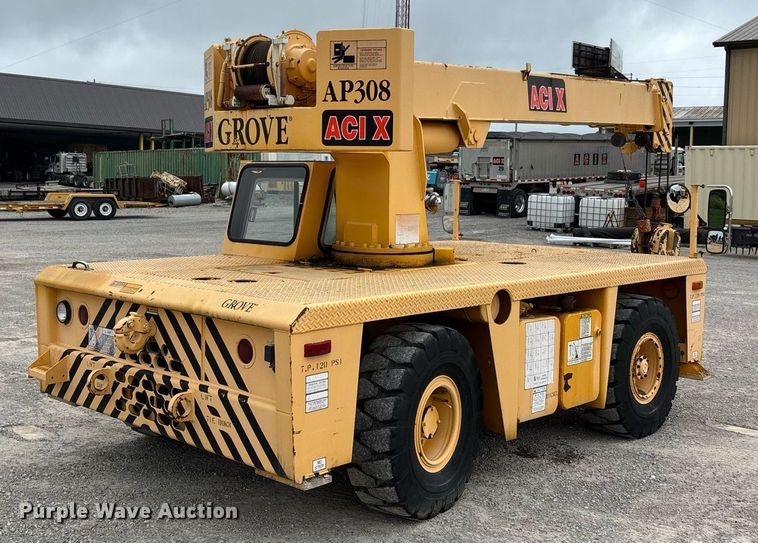image for item DW7179 1998 Grove AP308 crane
