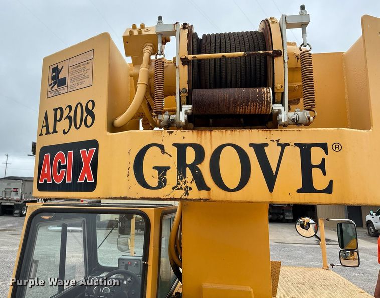 image for item DW7179 1998 Grove AP308 crane
