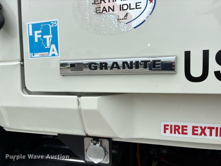 image for item DW7180 2020 Mack Granite semi truck