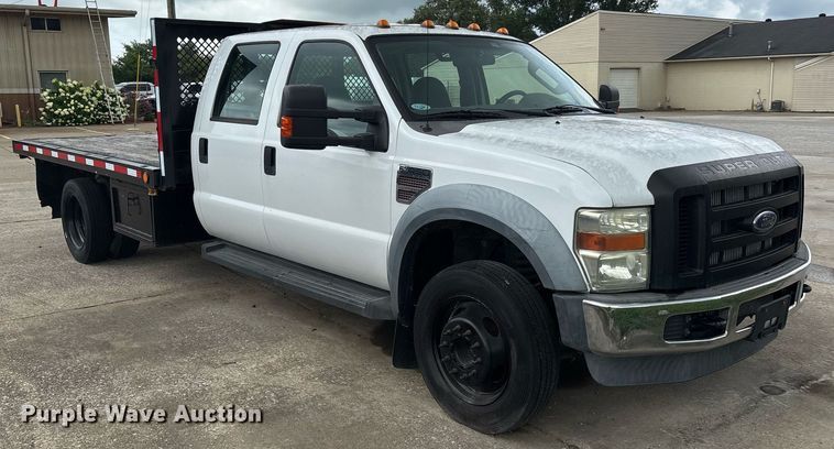 image for item DW7189 2008 Ford F450 Super Duty XL flatbed truck