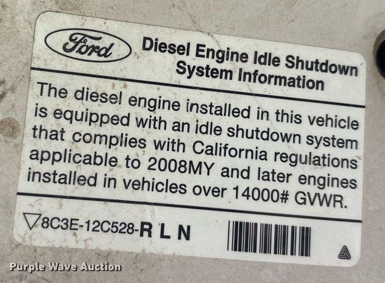 image for item DW7189 2008 Ford F450 Super Duty XL flatbed truck