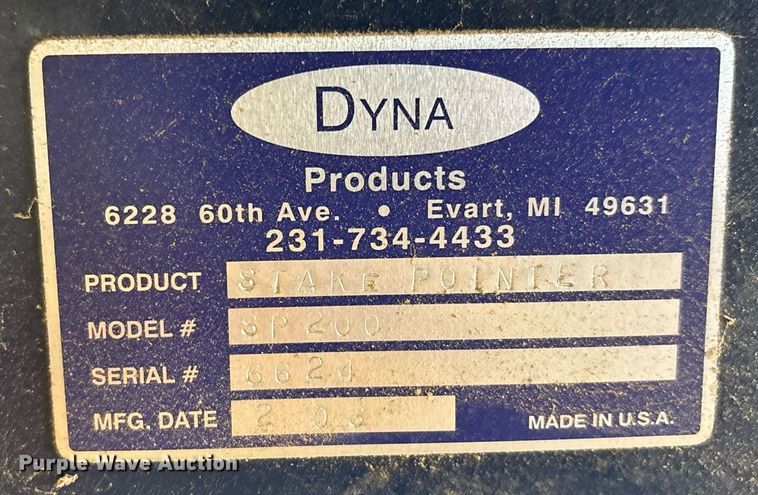 image for item DW7212 Dyna Products  SP200 stake pointer