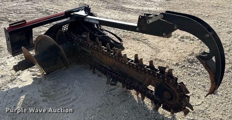 image for item DX5645 Blue Diamond 131230 skid steer trencher