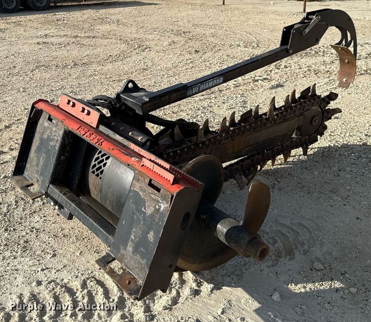 image for item DX5645 Blue Diamond 131230 skid steer trencher
