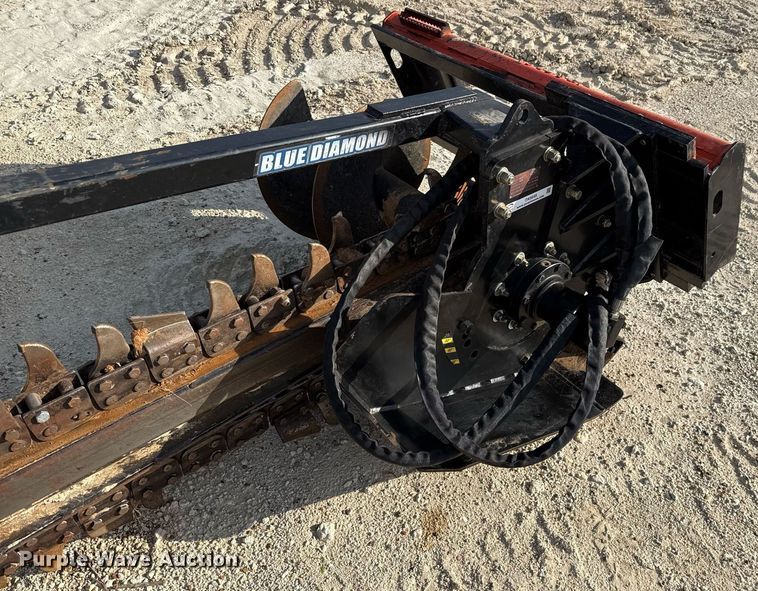 image for item DX5645 Blue Diamond 131230 skid steer trencher