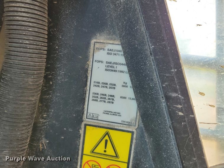 image for item DX7152 2009 Caterpillar 257B2 tracked skid steer loader