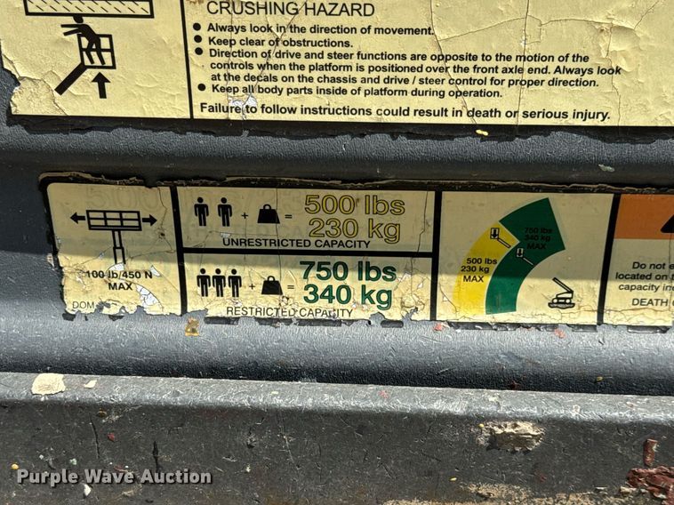 image for item DY0309 JLG 860SJ boom lift