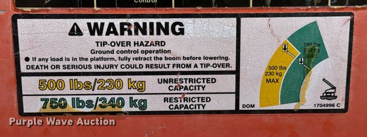 image for item DY0309 JLG 860SJ boom lift