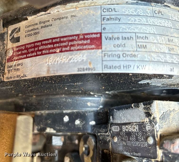 image for item DY0729 2004 Case 865 motor grader