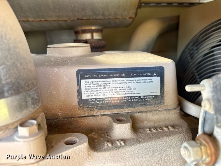 image for item DY0735 1998 Ingersoll-Rand P185WJD air compressor