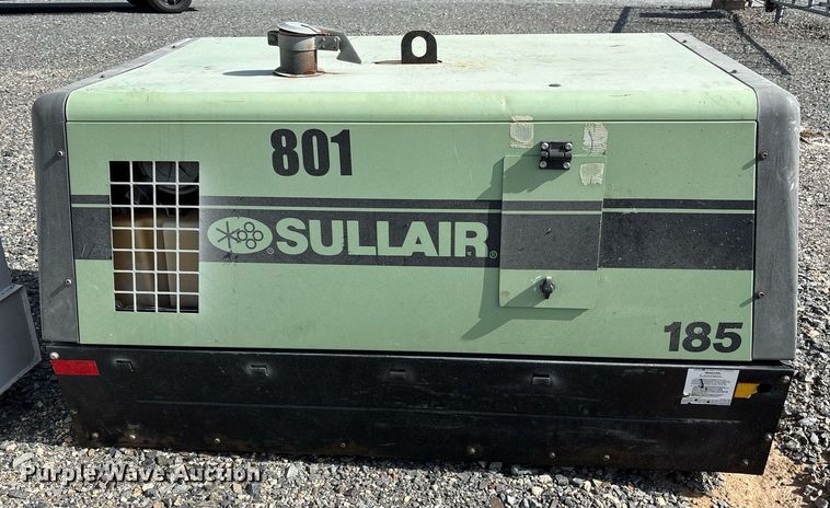 image for item DY0789 2018 Sullair 185 air compressor