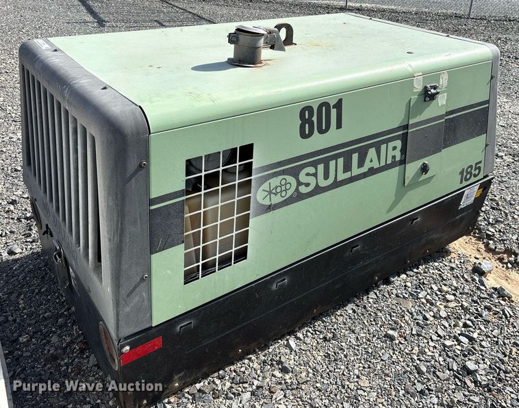 image for item DY0789 2018 Sullair 185 air compressor