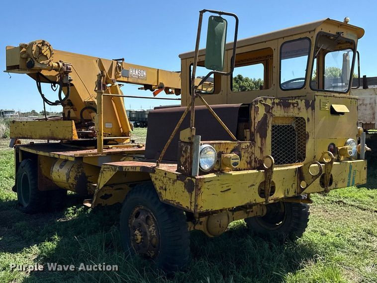 image for item DZ8637 1968 Hanson HT5A crane truck