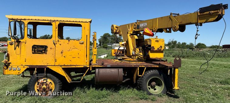 image for item DZ8637 1968 Hanson HT5A crane truck