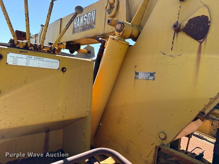 image for item DZ8637 1968 Hanson HT5A crane truck