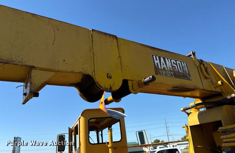 image for item DZ8637 1968 Hanson HT5A crane truck
