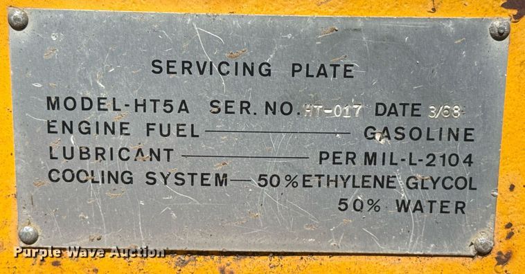 image for item DZ8637 1968 Hanson HT5A crane truck