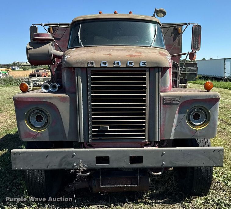 image for item DZ8640 1973 Dodge tank truck