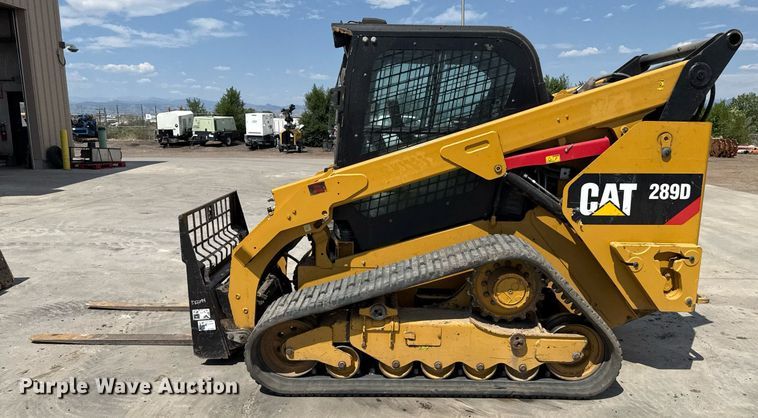 image for item DZ8678 2018 Caterpillar 289D tracked skid steer loader
