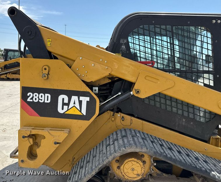 image for item DZ8678 2018 Caterpillar 289D tracked skid steer loader