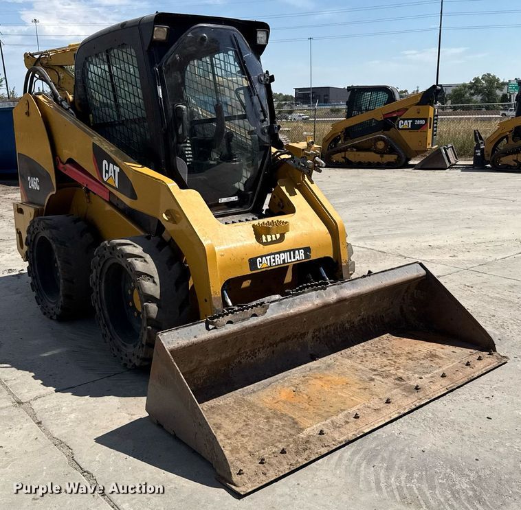 MINI CARGADOR SOBRE RUEDAS 2012 CATERPILLAR 246C