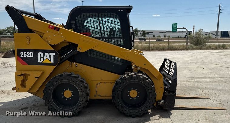 MINI CARGADOR SOBRE RUEDAS 2018 CATERPILLAR 262D