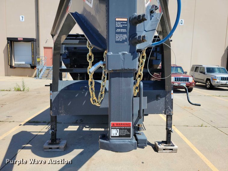 image for item EA2470 2024 Metalium Industries Lone Star roll off dumpster trailer