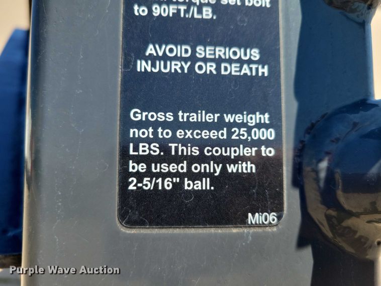 image for item EA2470 2024 Metalium Industries Lone Star roll off dumpster trailer