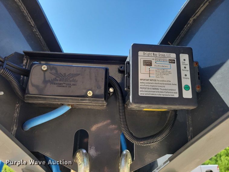 image for item EA2470 2024 Metalium Industries Lone Star roll off dumpster trailer