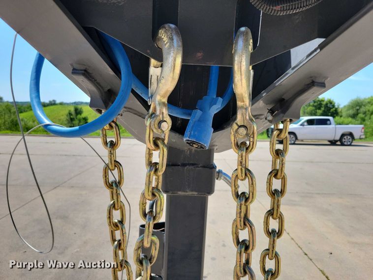 image for item EA2470 2024 Metalium Industries Lone Star roll off dumpster trailer