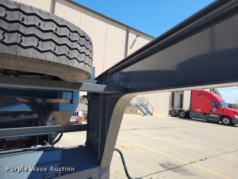 image for item EA2470 2024 Metalium Industries Lone Star roll off dumpster trailer