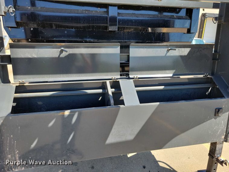 image for item EA2470 2024 Metalium Industries Lone Star roll off dumpster trailer