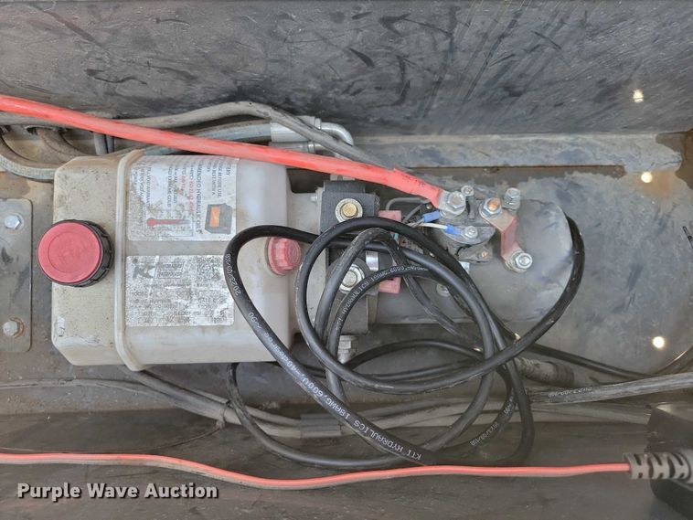 image for item EA2470 2024 Metalium Industries Lone Star roll off dumpster trailer